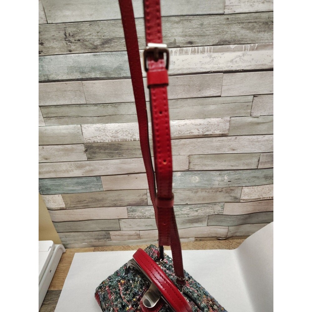 Patricia Nash Conselice Boucle Small Frame Crossbody Lava - Picture 12 of 16